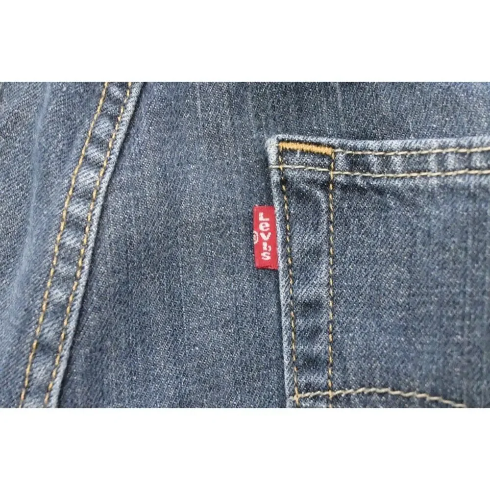 Levi's 559 Relaxed Straight Fit Rugged Blue Denim‎ Jeans Mens Size 36 x 30